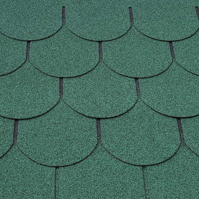 Fishcale Shingles SUPAFLEX Fishscale Shingles: Forest Green – SupaFlex