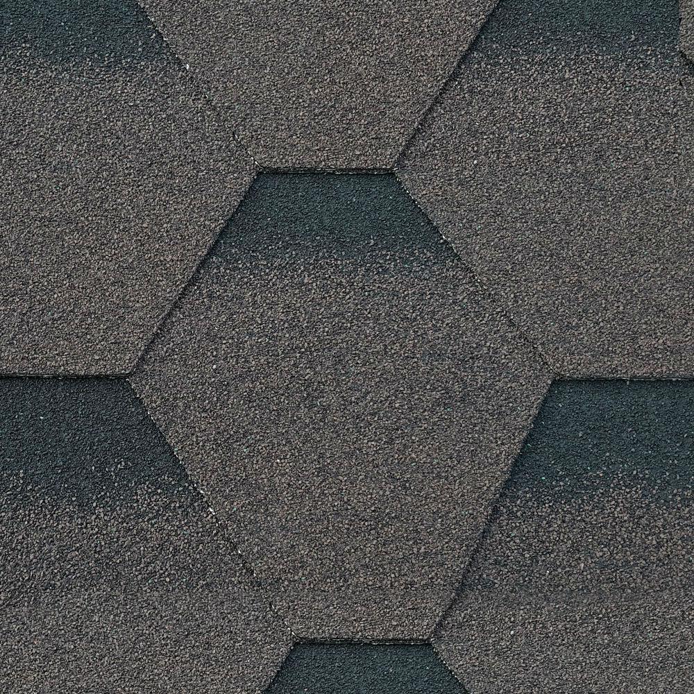 SUPAFLEX Hexagonal Shingles: Brown - SupaFlex